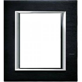 Bticino axolute - Placa 3+3 módulo axolute antracita pulida