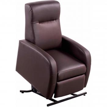 Adec - Trade, Sillon de Descanso, Sillon Reclinable, Levantapersonas, Color Chocolate, Medidas: 70 cm