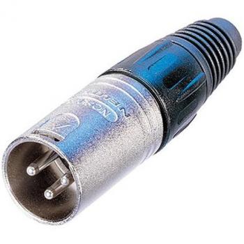 Neutrik NC7MX 7-Pin Male Connector - Nickel/Silver Panel Mount Adapter