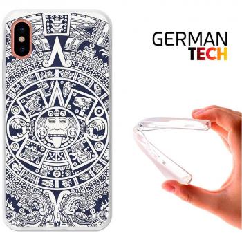 Funda TPU con diseño Calendario Azteca para Apple iPhone X