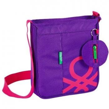Bolso bandolera Benetton Purple