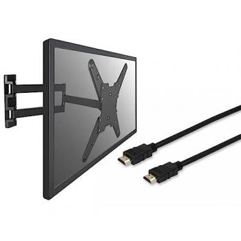 Soporte TV Equip 23/55 VESA 400x400 Max 35Kg + Cable HDMI 2.0b 5m