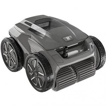 Zodiac Alpha OA 6400 iQ Robot Limpiafondos Automático para Piscina hasta 12 m, Limpia Fondo, Paredes y Línea de Agua, Control Remoto y Lift System vía App, Incluye Cable con Sistema