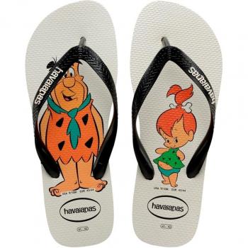 Havaianas Flintstones - Chanclas unisex, color white 0001, talla 43/44