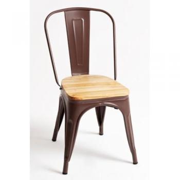 Silla Torix Madera Natural - Silla Vintage - Color Marrón