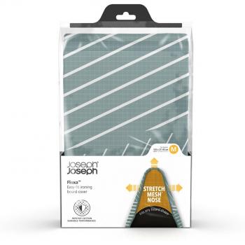 Funda para tabla de planchar Joseph Joseph Flexa 124 cm - Gris lineal, resistente y fácil de colocar