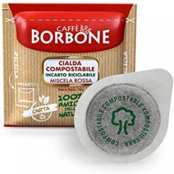 Caffè Borbone Red Blend ESE 44mm Compostable Coffee Pods - 100 Count