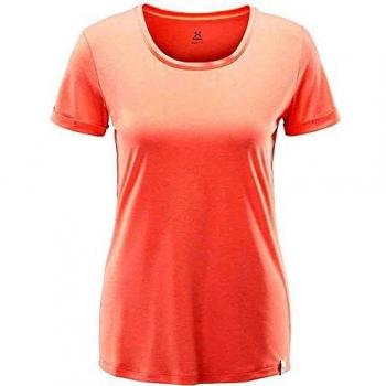Haglöfs Ridge Hike T-Shirt, Mujer, Coral Pink, XS