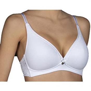 Sujetador Adriana Selene 85 B Blanco con aro para mujer