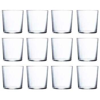 Set de 4 Vasos Altos Luminarc Pinta 3 de Vidrio Transparente Brillo 36CL Reciclables y Apto para Frigorífico