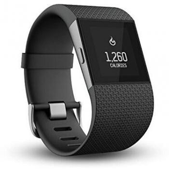Fitbit Surge Smartwatch, Unisex, Negro, L