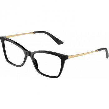 Dolce & Gabbana DG3347 (501) Women's Square Black Glasses