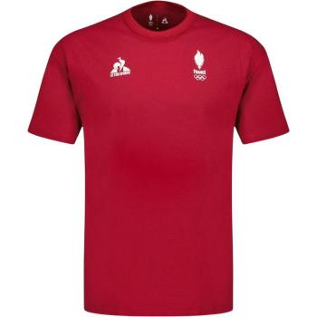 Le Coq Sportif Paris 2024 N° 3 Red T-Shirt for Men, Size 3XL