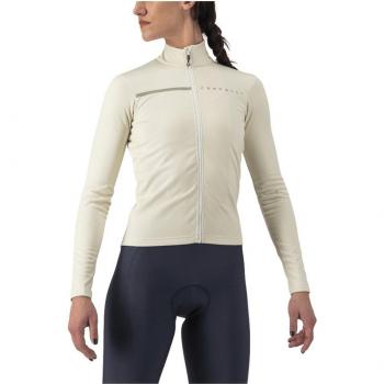 Jersey Maillot Castelli Sinergia 2 Creme Manga Larga Mujer Talla S