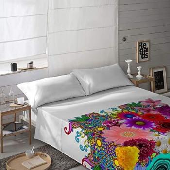 Icehome S2801256 Juego de Sábanas Snora, Cama de 150, Multicolor, 230 x 270 cm
