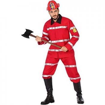 Atosa-57034 Disfraz Bombero, Color Rojo, XS/S