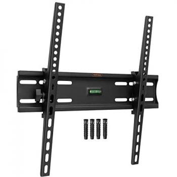 VonHaus Soporte de Pared para TV de 26 a 55 Pulgadas con inclinación – Soporte de Pared para TV Ultra Delgado para Pantallas compatibles con VESA, Capacidad de Peso de 45 kg