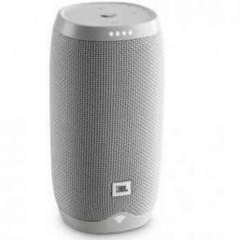 JBL Link 10 Blanco Altavoz Inalámbrico Portátil 16W Bluetooth WiFi Google Assistant Chromecast IPX7