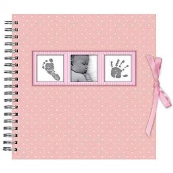 Innova Album de Fotos 10X15Cm 25 Bolsillos Baby Polka Pink, Multicolor, Talla única