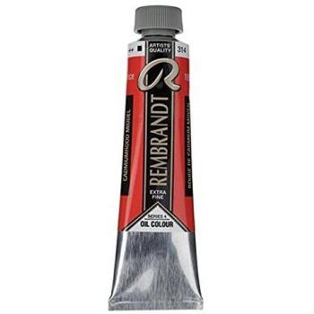 Talens Rembrandt - Excelentes colores de pintura al óleo - 40 ml - 314 Rojo cadmio medio