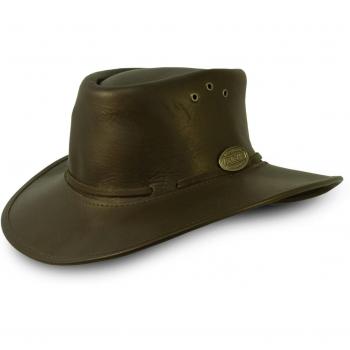 ROGUE FULLGRAIN LEATHER PACKAWAY HAT 170X