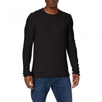 Only & Sons ONSCAM 7 Crew Neck Knit Suéter, Negro