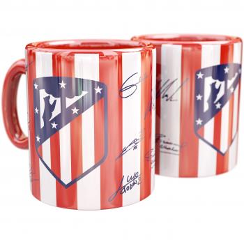 Atlético de Madrid Mug Oficial Firmas 2018 2019