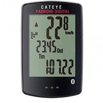 CatEye Padrone Digital Wireless Cc-pa400b Velocidad y cadencia Ordenador de Ciclismo, Unisex, Negro, Talla única