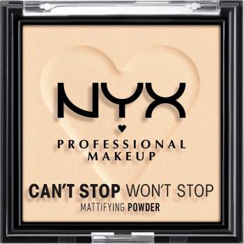 NYX Professional Makeup Can't Stop Won't Stop Mattifying Powder Shade 01 Fair 6 g