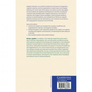 Hardcover Magnetic Materials: Fundamentals and Applications by Nicola A. Spaldin