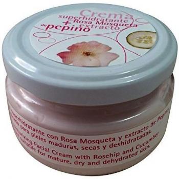 CREMA SUPERHIDRATANTE DE ROSA MOSQUETA, PEPINO Y ALOE VERA