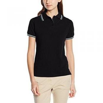 Intimuse 11589, Polo Para Mujer, Negro, 38