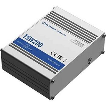 Teltonika TSW200 Industrial GSwitch 8x PoE+ (240W) 2x SFP