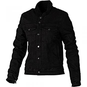 RST Sherpa Denim - Chaqueta textil para motocicleta en color negro, talla 3XL