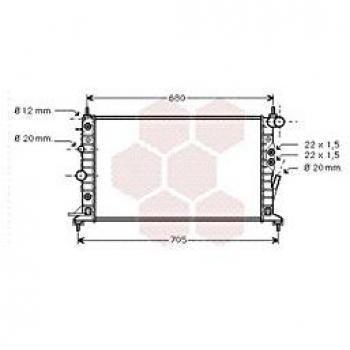 Van Wezel 37002222 Ventilador, refrigeración del Motor
