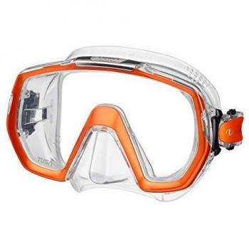 TUSA Freedom Elite - Máscara de buceo con gran campo de visión, color naranja