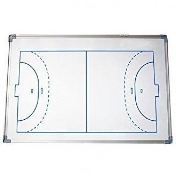 Softee 0004723 Pizarra magnética de fútbol Sala Balonmano, Unisex Adulto, Blanco, 60 x 90 cm