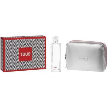 Tous Eau de Toilette Gift Set with Cosmetic Bag - 90ml, 2 Pieces