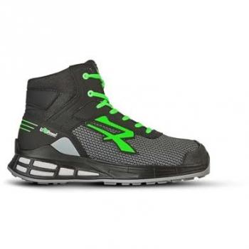 Botas de Seguridad U-Power Barret S3 SRC CI ESD - Talla 42 - Antracita/Verde