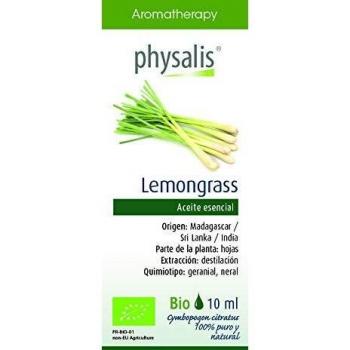 Aceite Esencial Orgánico de Lemongrass 10ml Physalis