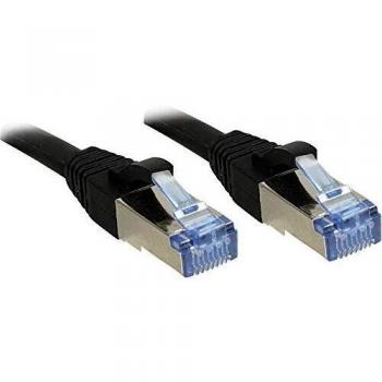 Lindy 47178 Black Cat6A S/FTP LSZH Network Cable, 1.5m