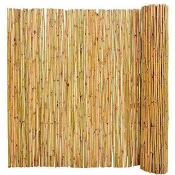 vidaXL Cerca de jardín de bambú 300x150 cm