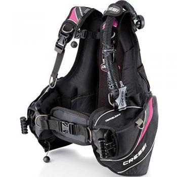 Cressi Women's Travel Light Buoyancy Compensators - Black/Pink, Medium