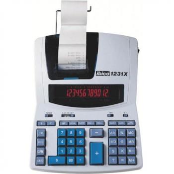 Calculadora Impresora Ibico 1231X de 12 Dígitos con Alimentación a la Red