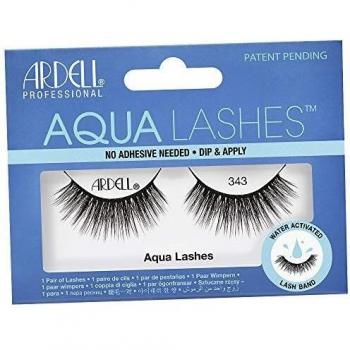 Ardell Aqua Lashes Pestañas Postizas Con Banda Activada Por Agua, No Necesita Pegamento, Volumen Completo, 30 g
