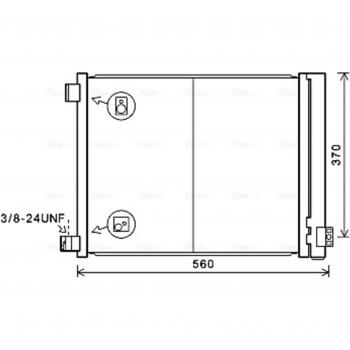 Condensador de aire acondicionado AVA COOLING y PRASCO DN5427D