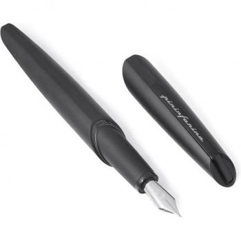 Pluma Estilográfica PF Two Diseño Pininfarina Cuerpo de Aluminio Negro Punta Fina