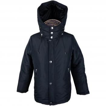 Aquascutum Black Polyamide Jacket - IT54 | XXL, Winter Jacket, Male, Color: Black, Size: 2XL, Features: Removable Hood