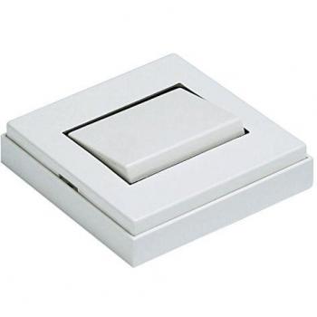 FAMATEL – Conmutador | Superficie | 65 x 65 mm | 10A | 250V | Serie 5000 | Blanco