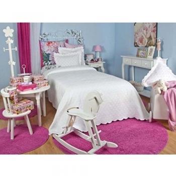 Tiendas Mi Casa - Colcha LUNA reversible color Blanco, disponible en varios tamaños.